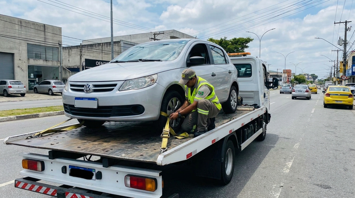 Recolhimento após Colisão em São Gonçalo‑RJ